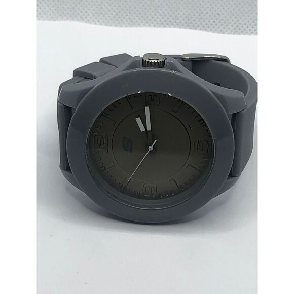 Skechers SR5011 Men's Grey Silicone Analog Grey Dial Quartz Genuine Watch OP39 - Picture 5 of 9